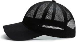 Men Summer Solid Quick Drying Trucker Cap