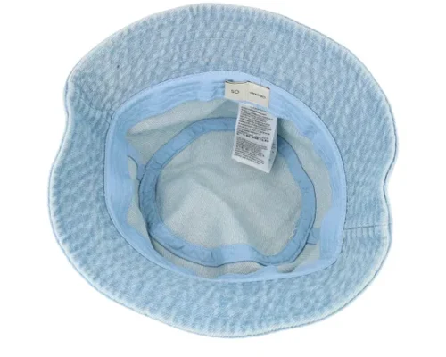 Monologo Embroidery Light Wash Denim Bucket