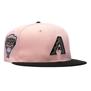 NEW ERA 59FIFTY PINK ROUGE ARIZONA DIAMONDBACKS INAUGURAL PATCH A HAT