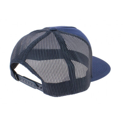 Navy Blue Box Logo Trucker Cap
