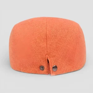 Orange Flat Cap