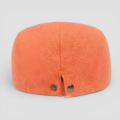 Orange Flat Cap