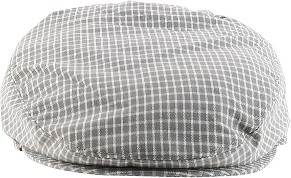 Plaid Checker Patterend Flat Cap