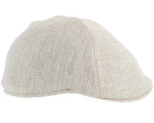 Pub Cap Ecru Flat Cap