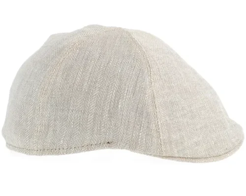 Pub Cap Ecru Flat Cap