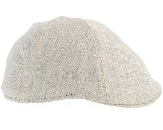 Pub Cap Ecru Flat Cap