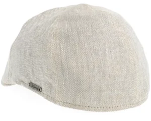 Pub Cap Ecru Flat Cap