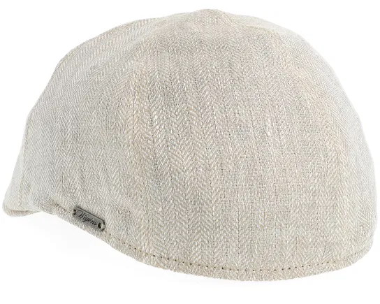 Pub Cap Ecru Flat Cap