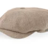 Retro Light Brown Flat Cap