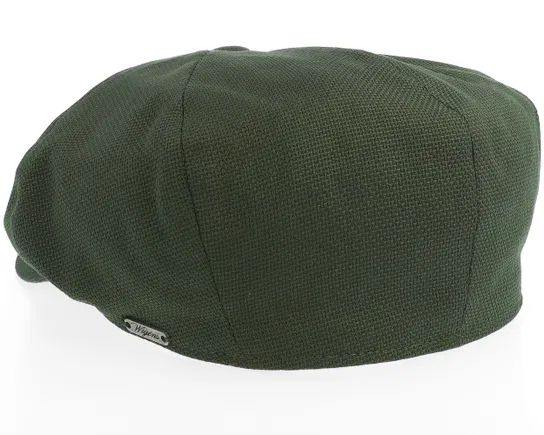 Retro Olive Flat Cap