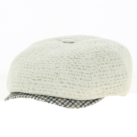 Shelby Cotton & Linen Newsboy Cap
