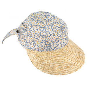Straw & Cotton Visor Cap