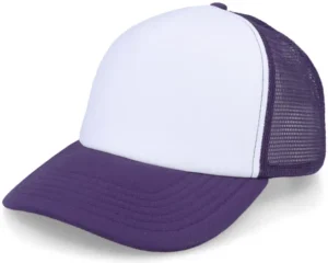 Vintage Foam PurpleWhite Trucker