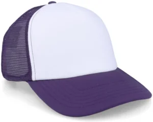 Vintage Foam PurpleWhite Trucker