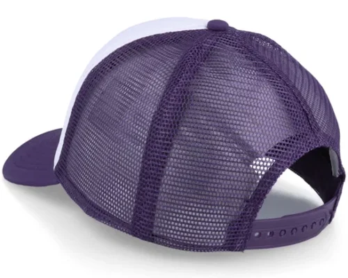 Vintage Foam PurpleWhite Trucker