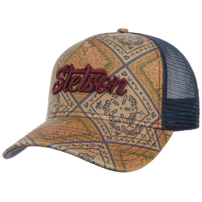 Vintage Print Trucker Cap