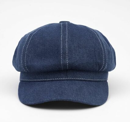 Womens 8 Panel Bakerboy Cap