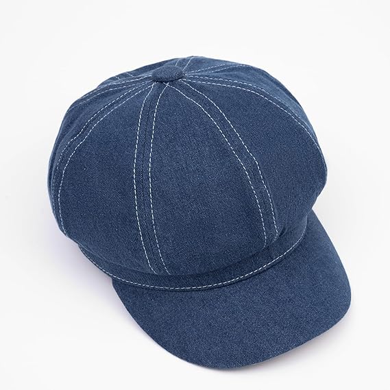 Womens 8 Panel Bakerboy Cap