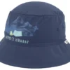 Woods Hat K Print Night Blue Bucket Hat