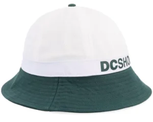Zamla White Green Bucket Hat