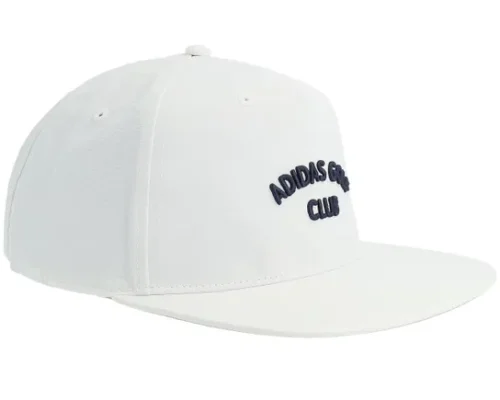 5 Panel Crinkled Ny White Baseball Cap