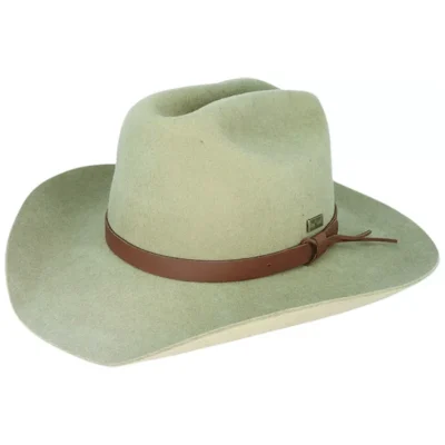 Australian Wool Western Cowboy Hat - Bran