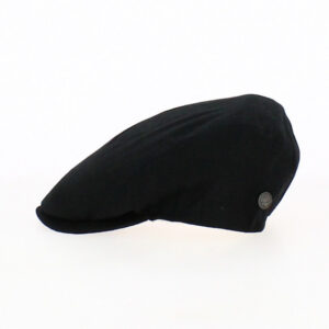 Bang Linen Black Flat Cap