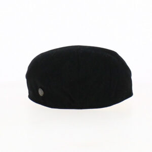 Bang Linen Black Flat Cap