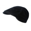 Black Cotton Plasterer's Flat Cap
