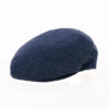 Blue Linen Flat Cap