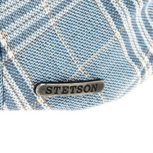Blue checkered Flat Cap