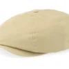 Brood Low Cap Washed Khaki Flat Cap