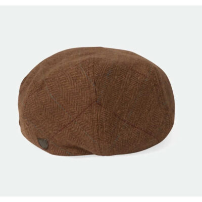 Brown and Beige Flat Cap