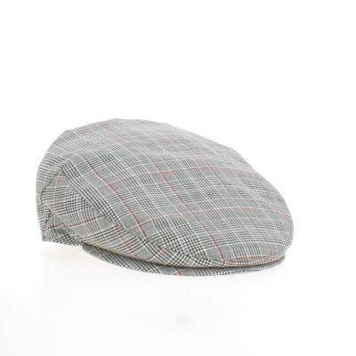 Changy Flat Cap with Prince of Wales Pattern