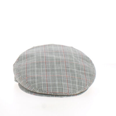 Changy Flat Cap with Prince of Wales Pattern