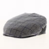 Checkered Grey Flat Cap