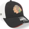 Chicago Blackhawks Authentic Pro Draft Podium BlackWhite Trucker Cap