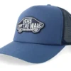 Classic Patch Curved Bi True Navy A-Frame Trucker Cap