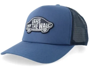 Classic Patch Curved Bi True Navy A-Frame Trucker Cap