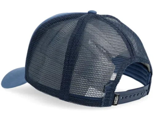Classic Patch Curved Bi True Navy A-Frame Trucker Cap