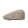 Cotton Checkered Flat Cap