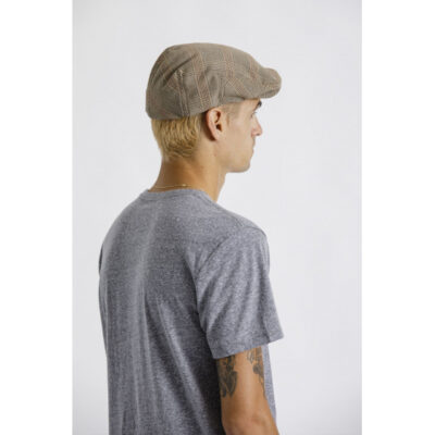 Cotton Checkered Flat Cap