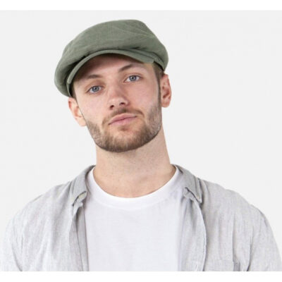 Cotton Flat Cap Khaki