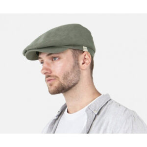 Cotton Flat Cap Khaki