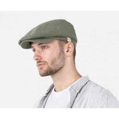 Cotton Flat Cap Khaki