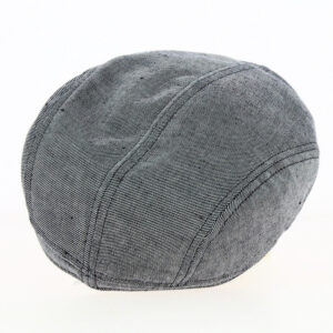 Didier Linen Blue Flat Cap