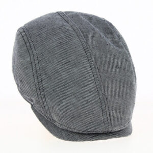 Didier Linen Blue Flat Cap