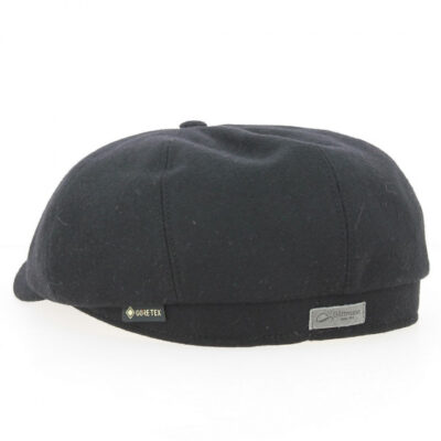 Gore Tex Black Flat Cap