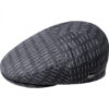 Grey-Blue Linen Flat Cap