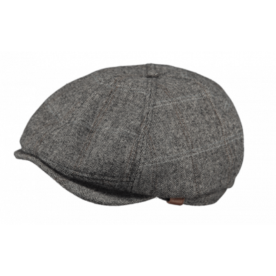 Grey Jamaica Flat Cap